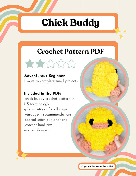Chick Buddy Pattern PDF