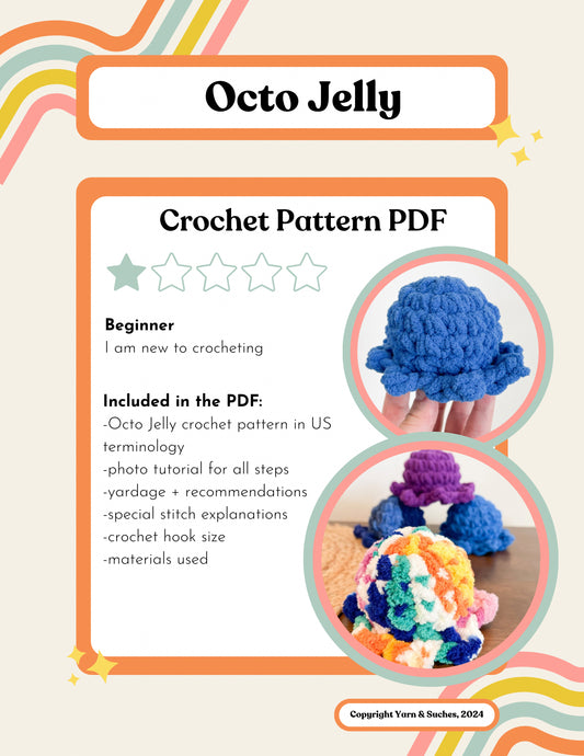 Octo Jelly Crochet Pattern PDF