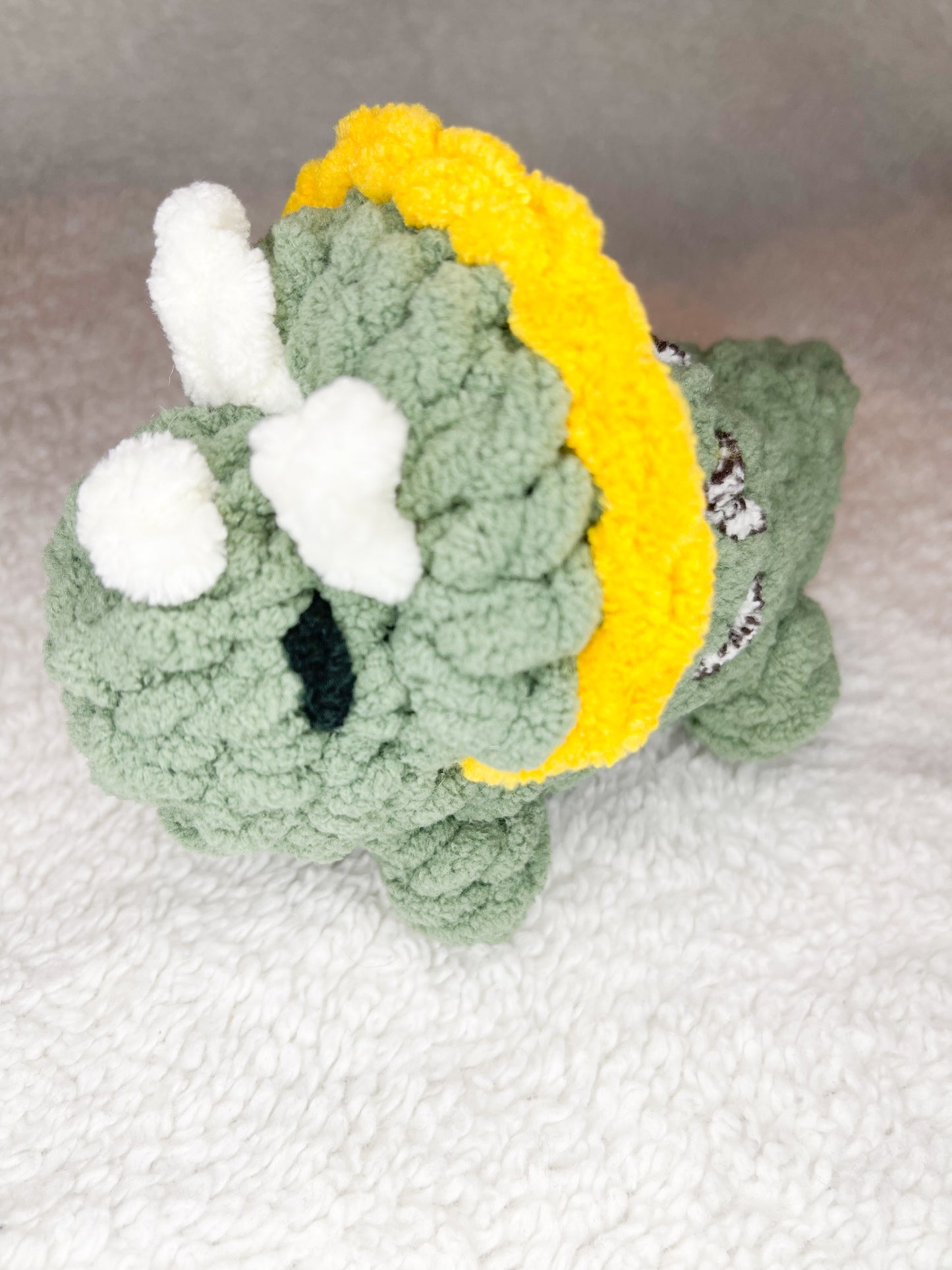 Private Group Crochet Lesson Tricera-Chonk