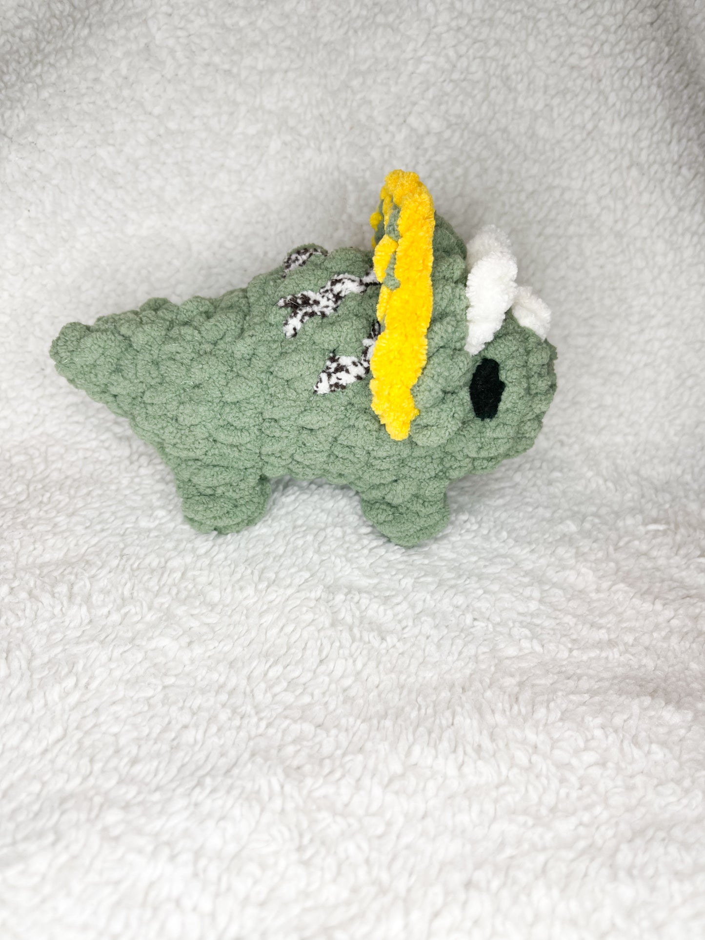 Private Group Crochet Lesson Tricera-Chonk