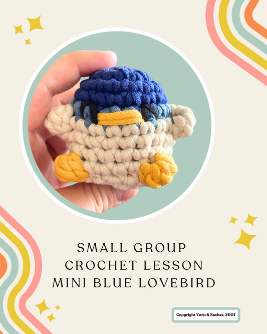 Small Group Crochet Lesson Mini Lovebird